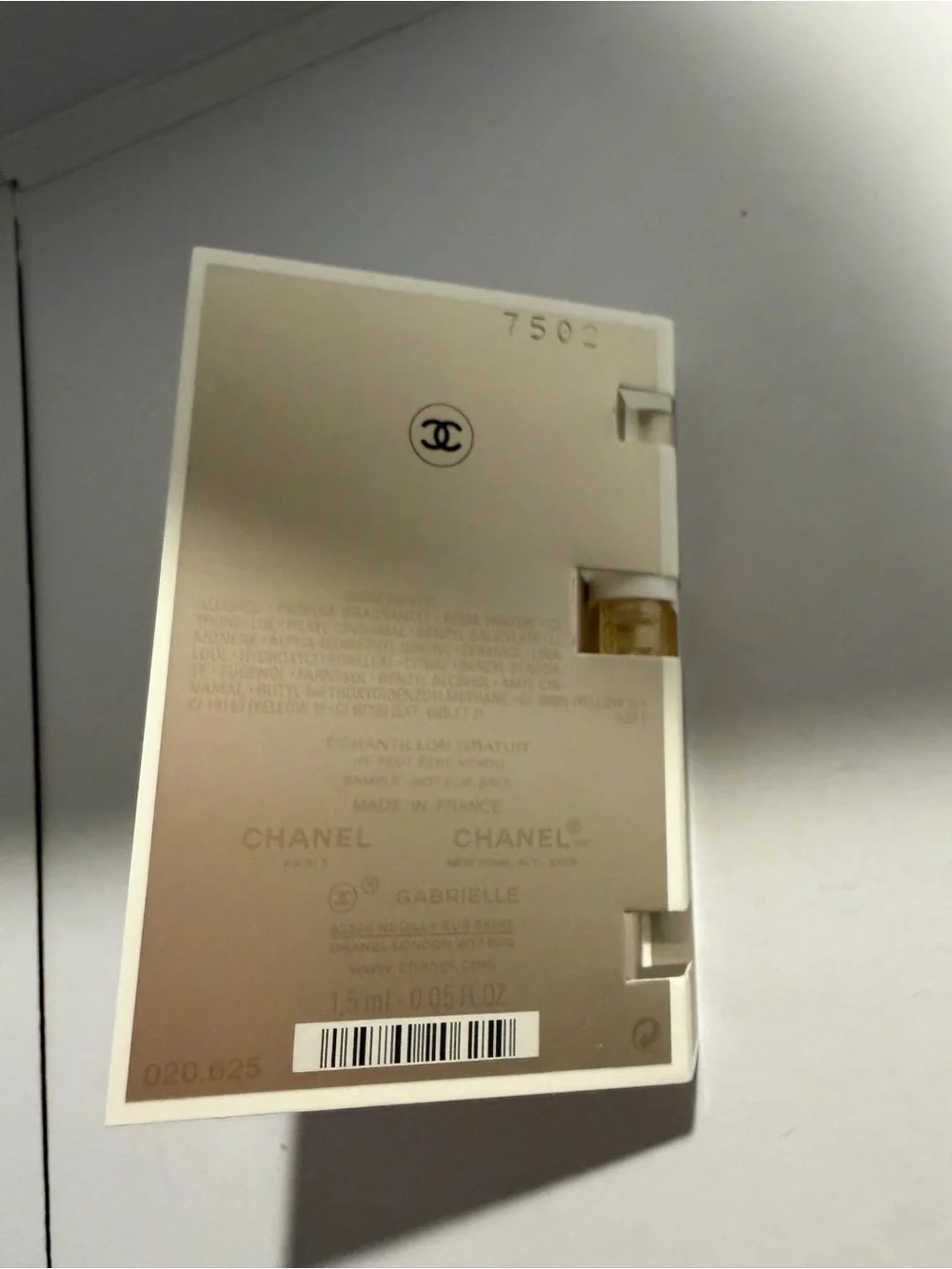 Gabrielle Chanel Essence EDP 0.05oz/1.5ml perfume spray